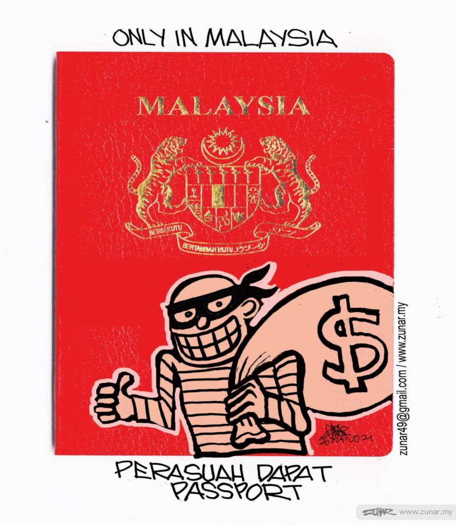 WEB Cartoonkini Passport perasuah 26 Oct 2021 (Custom)