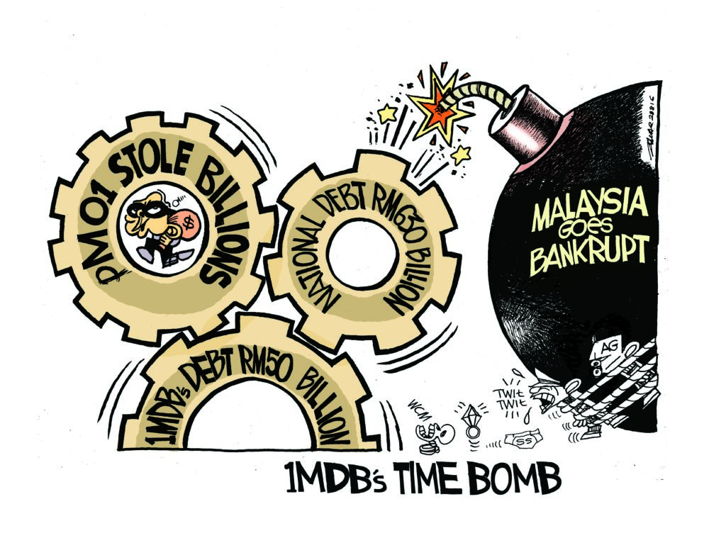 Cartoonkini TIME BOMB 1MDB 28 Aug 2016.jpg
